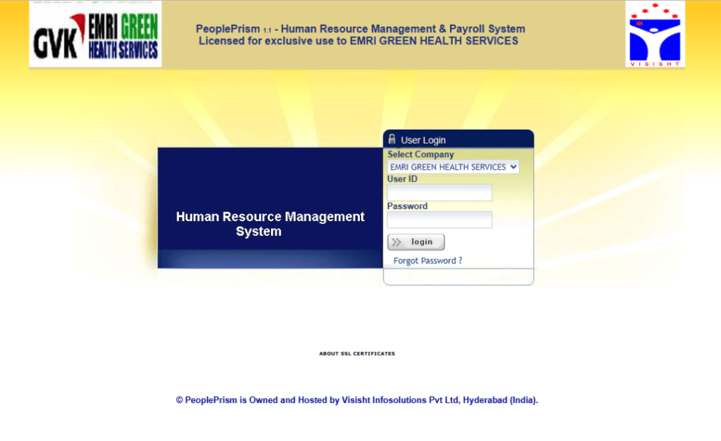 hrms gvk salary slip